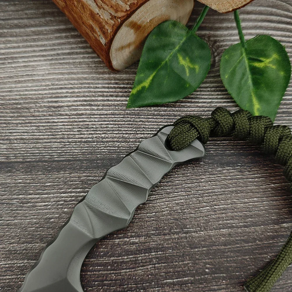 Lil' Axion D2 Steel Mini Tactical Axe Knife - One-Piece Construction with Sheath EDC
