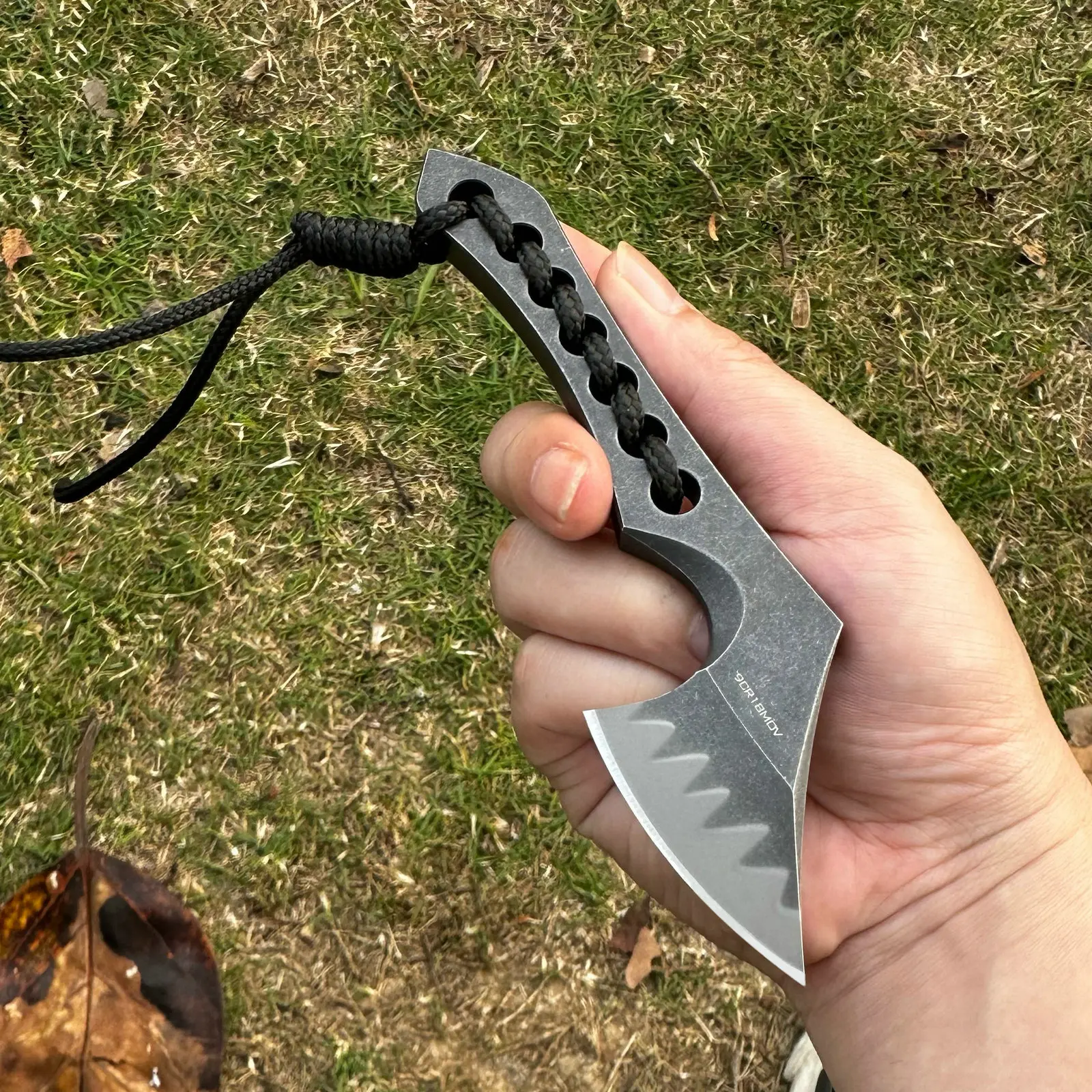 Tactical Axe Stainless Steel Kydex Sheath Camping Survival Hunting Self Defense EDC