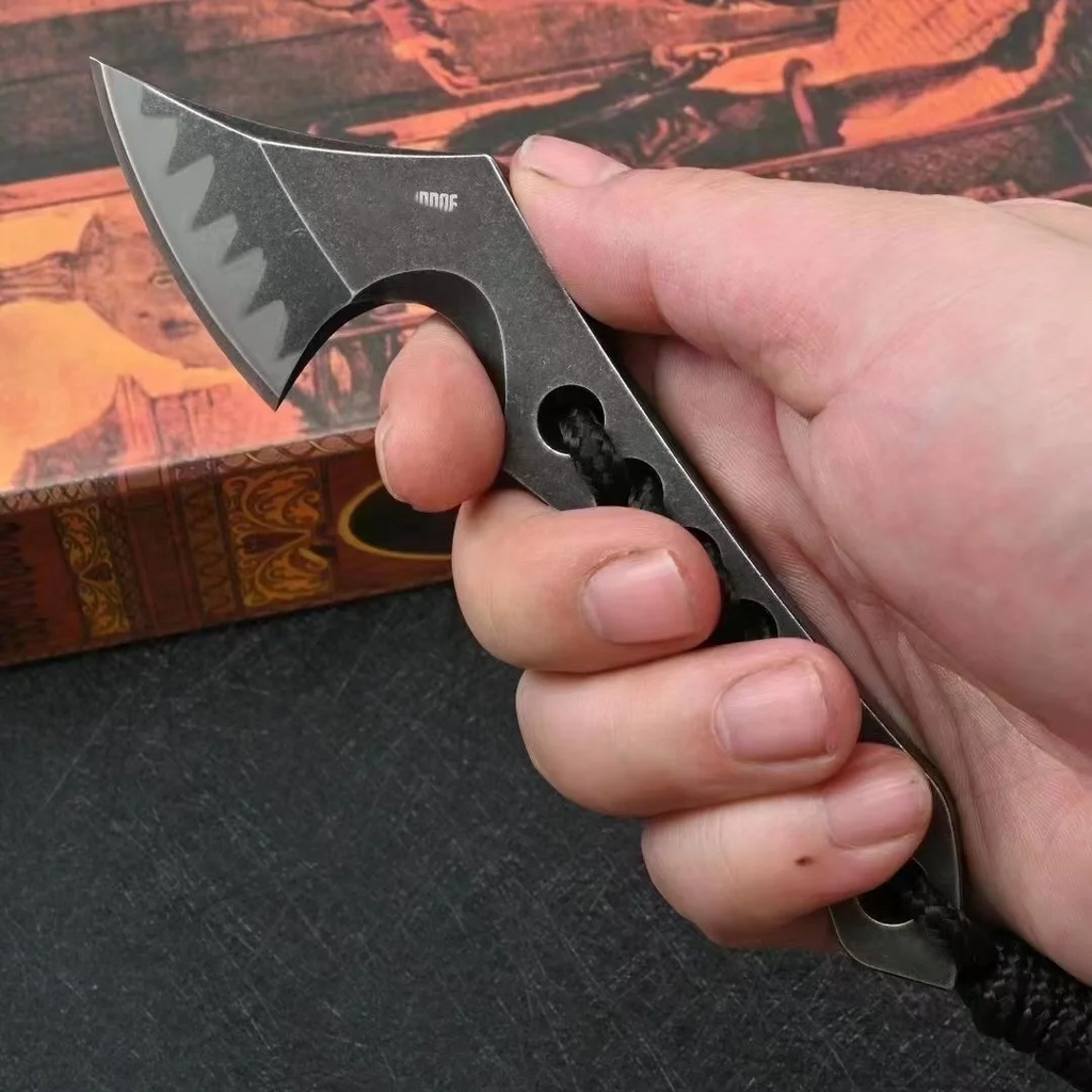 Tactical Axe Stainless Steel Kydex Sheath Camping Survival Hunting Self Defense EDC