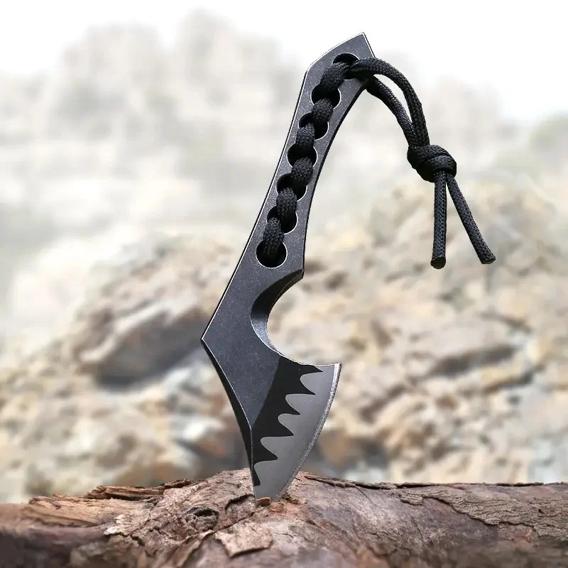 Tactical Axe Stainless Steel Kydex Sheath Camping Survival Hunting Self Defense EDC