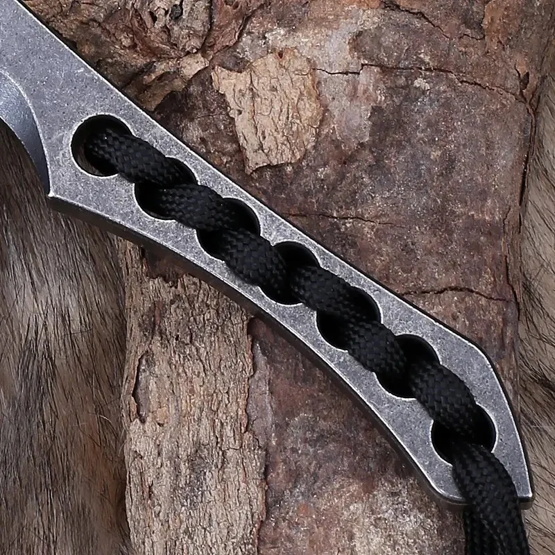 Tactical Axe Stainless Steel Kydex Sheath Camping Survival Hunting Self Defense EDC