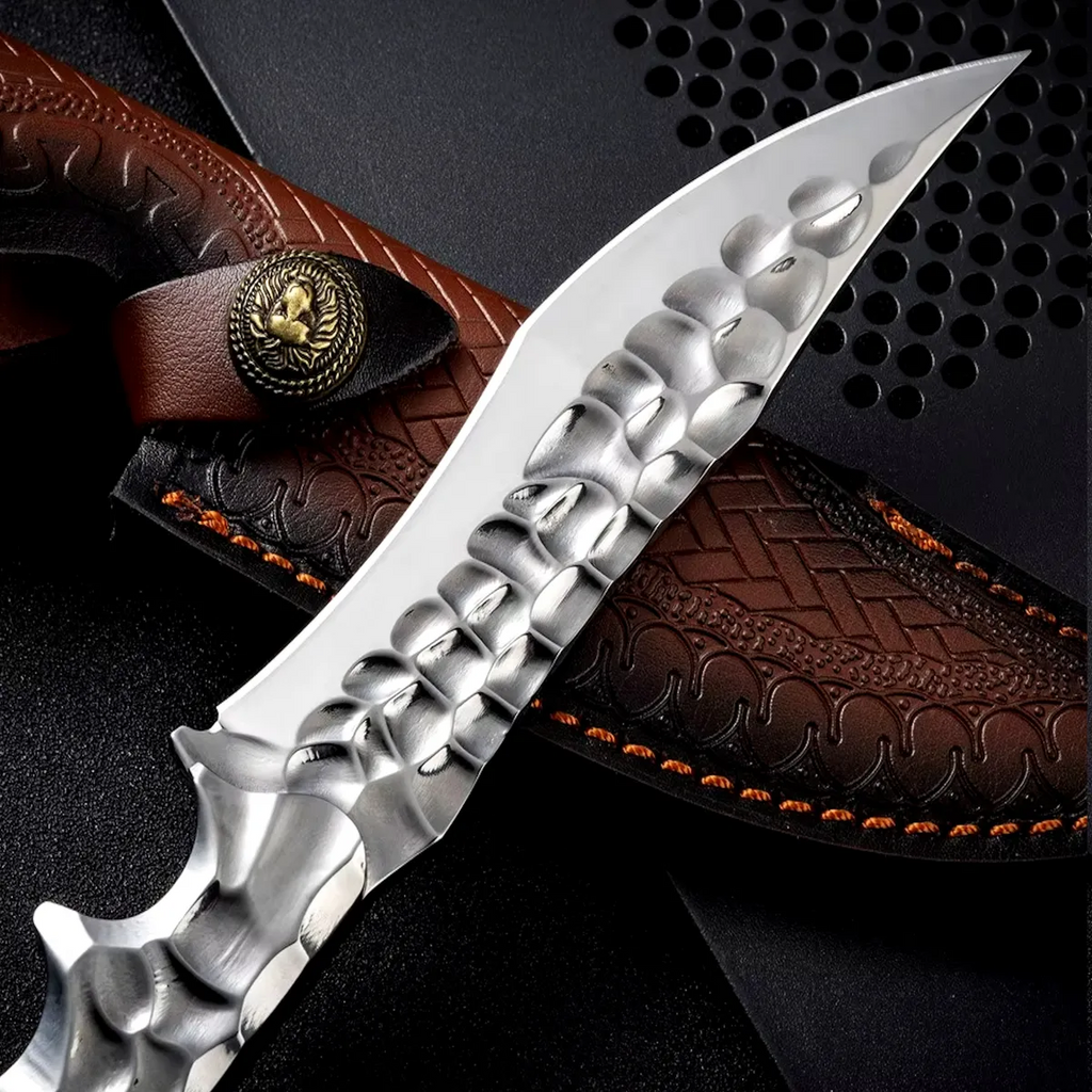 Hunting Knife VG10 Steel Fixed Blade Knife Leather Sheath Kydex Sheath Outdoor Collector Knife