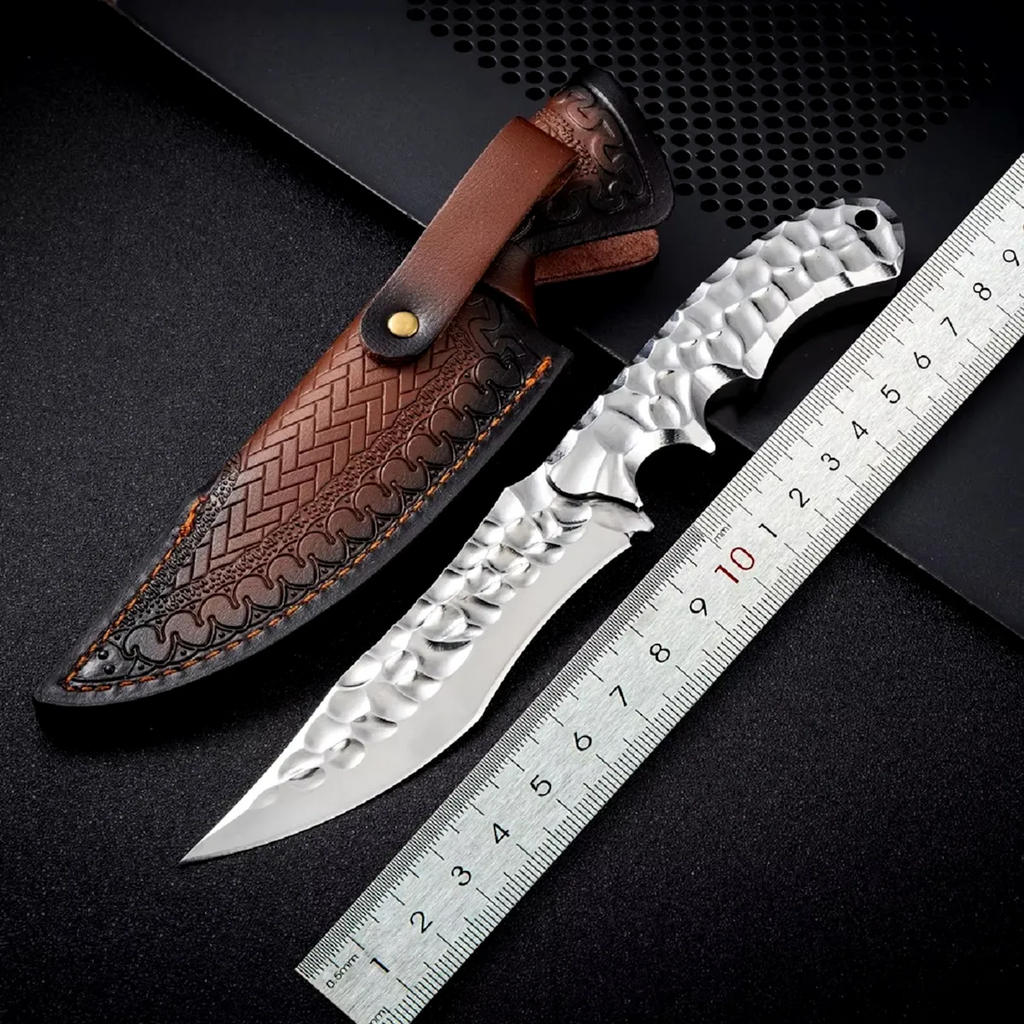 Hunting Knife VG10 Steel Fixed Blade Knife Leather Sheath Kydex Sheath Outdoor Collector Knife