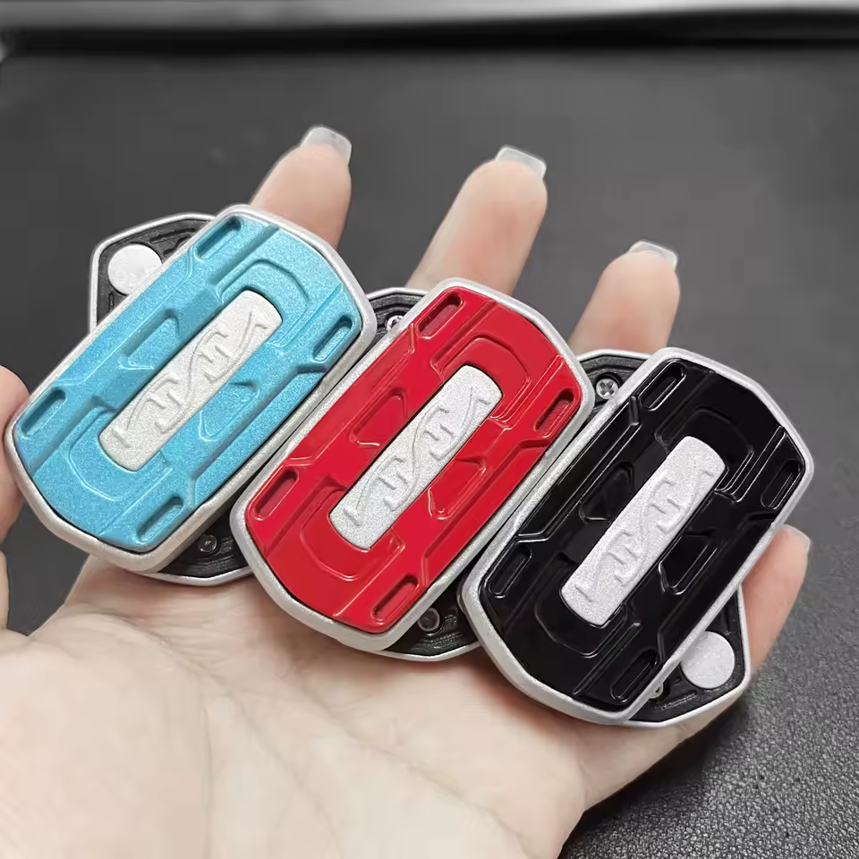 Fidget Slider Alloy CNC Engraved Magnetic Sound Blade EDC Stress Relief ADHD Anxiety