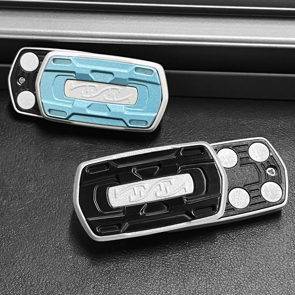 Fidget Slider Alloy CNC Engraved Magnetic Sound Blade EDC Stress Relief ADHD Anxiety