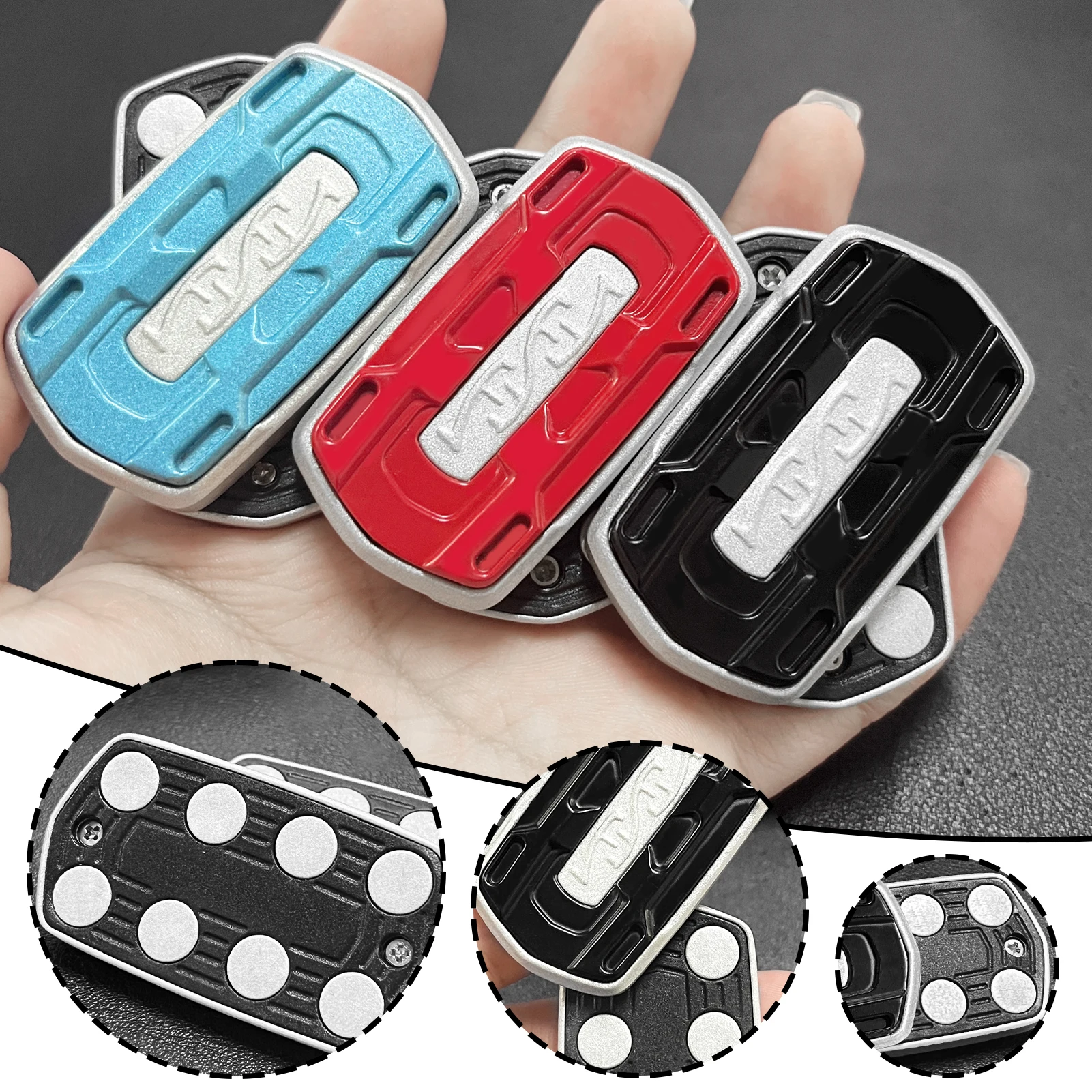 Fidget Slider Alloy CNC Engraved Magnetic Sound Blade EDC Stress Relief ADHD Anxiety