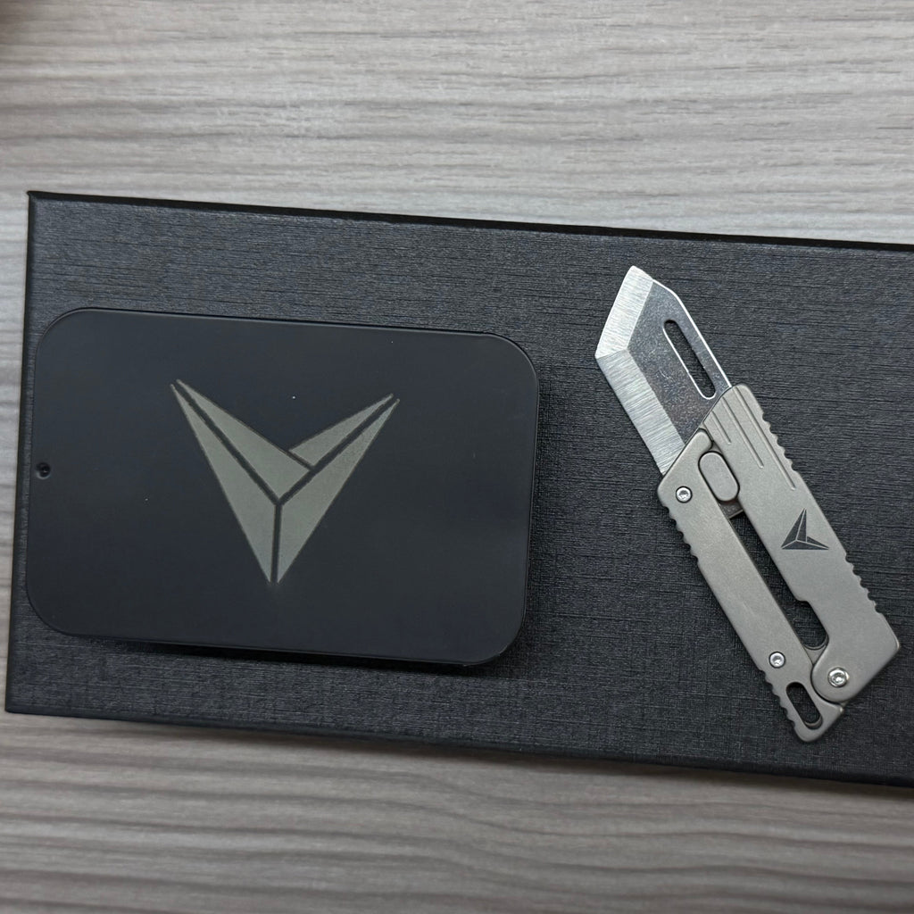 VOLOS Flick Ninja Gravity Knife | Titanium Alloy EDC Fidget Blade