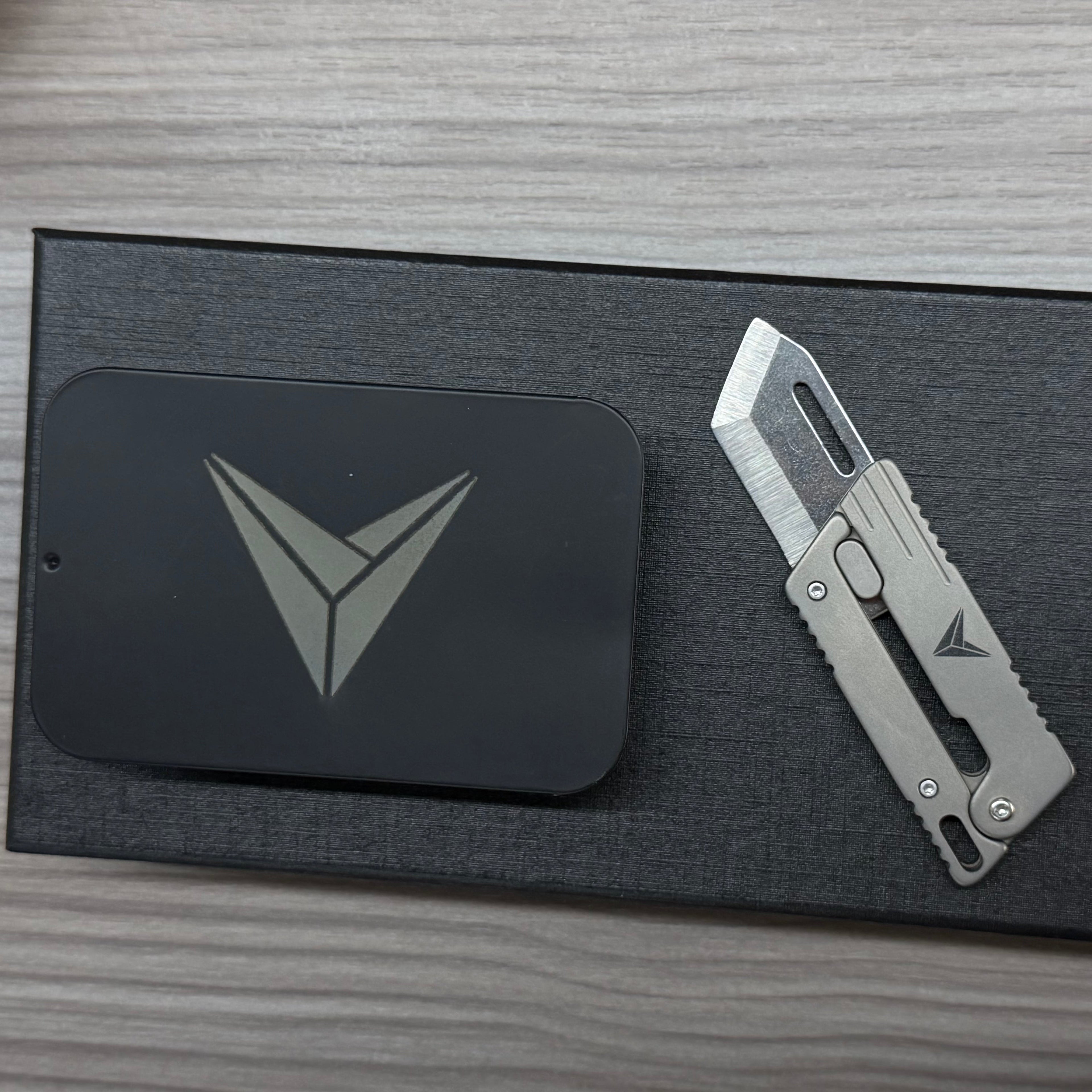 VOLOS Flick Ninja Gravity Knife | Titanium Alloy EDC Fidget Blade