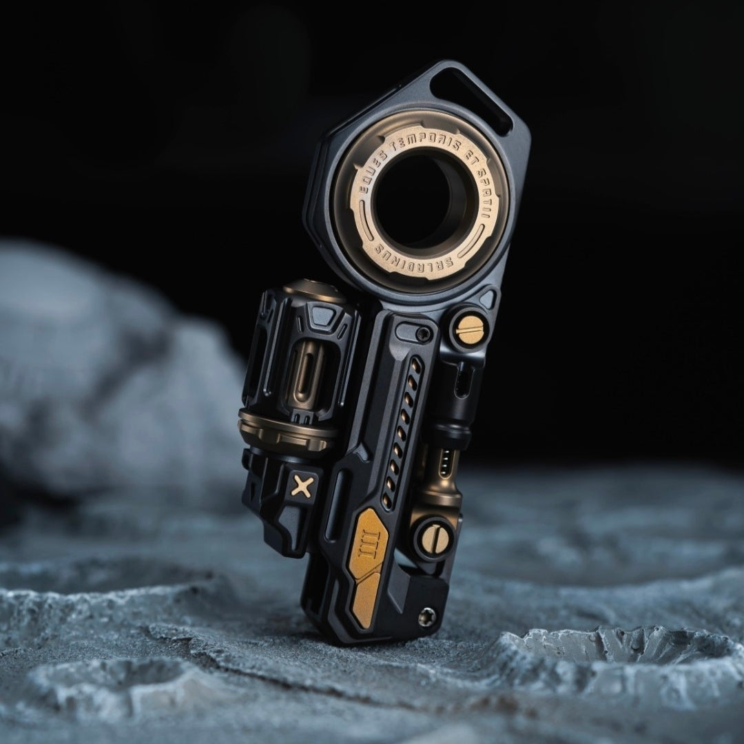 Time-Space Knight Fidget Toy - Full Titanium Alloy Multi-Function Mecha