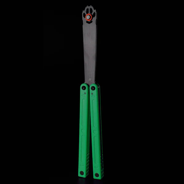 Armed Shark Fox Balisong Trainer - Acetal Butterfly Trainer Knife for Beginners