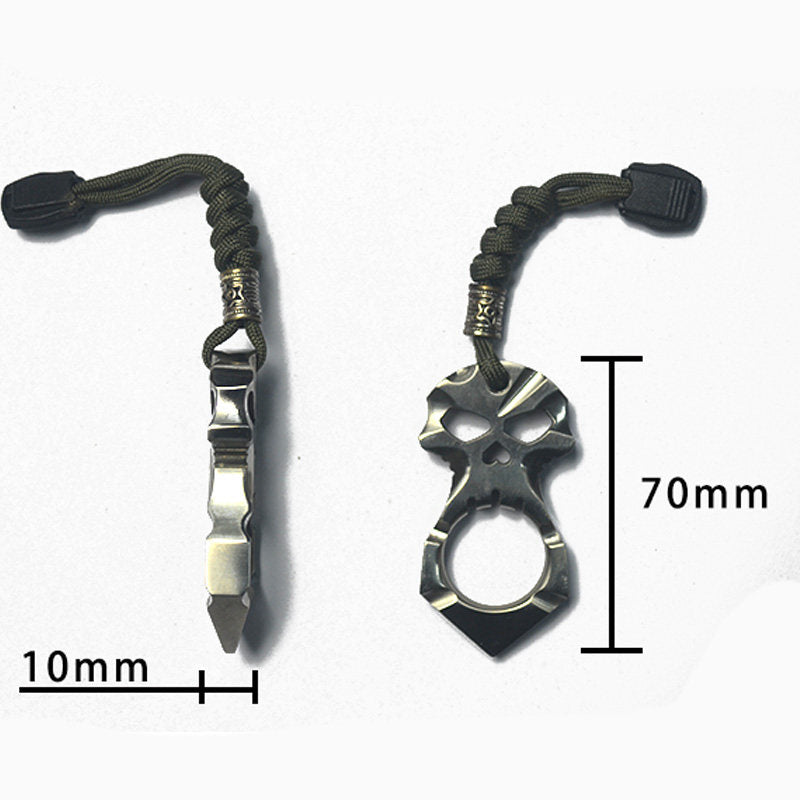 Titanium Alloy Skull Knuckles - Tactical Self-Defense EDC Tool