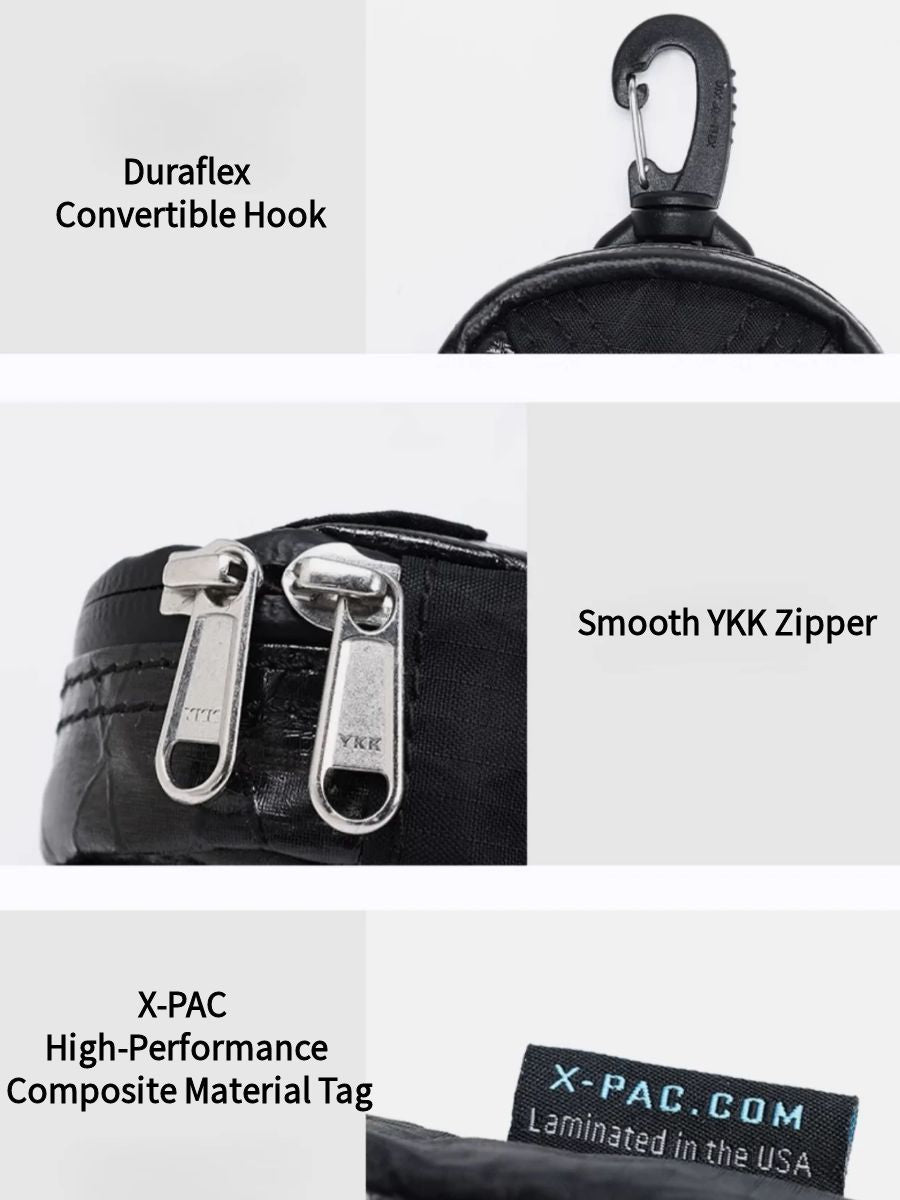 Owl Mini Pouch Multi-Functional Organizer - X-PAC EDC Key & Coin Holder