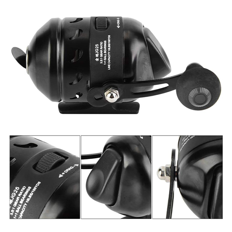 Slingshot Fishing Reel – JG25 High Performance Metal Reel for Slingshot Hunting & Fishing