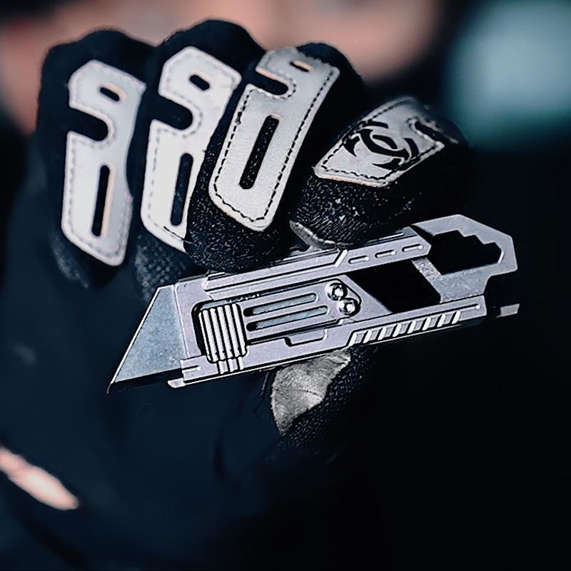 SliceCard Titanium Utility Knife - Credit Card Size 9-in-1 EDC Multitool