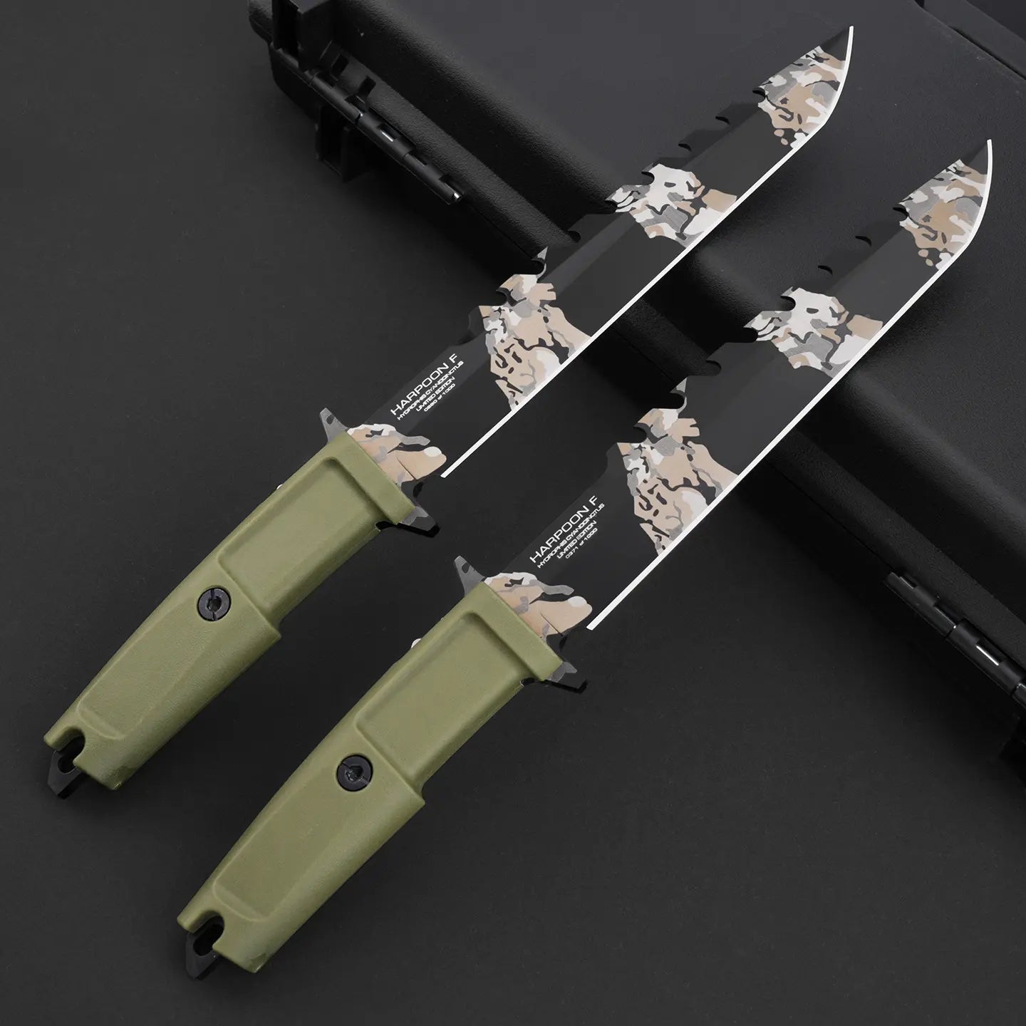 Fixed Blade Knife Tactical Knife N690Co Steel Tanto Tip Survival Spear Knife Bushcraft Hunting