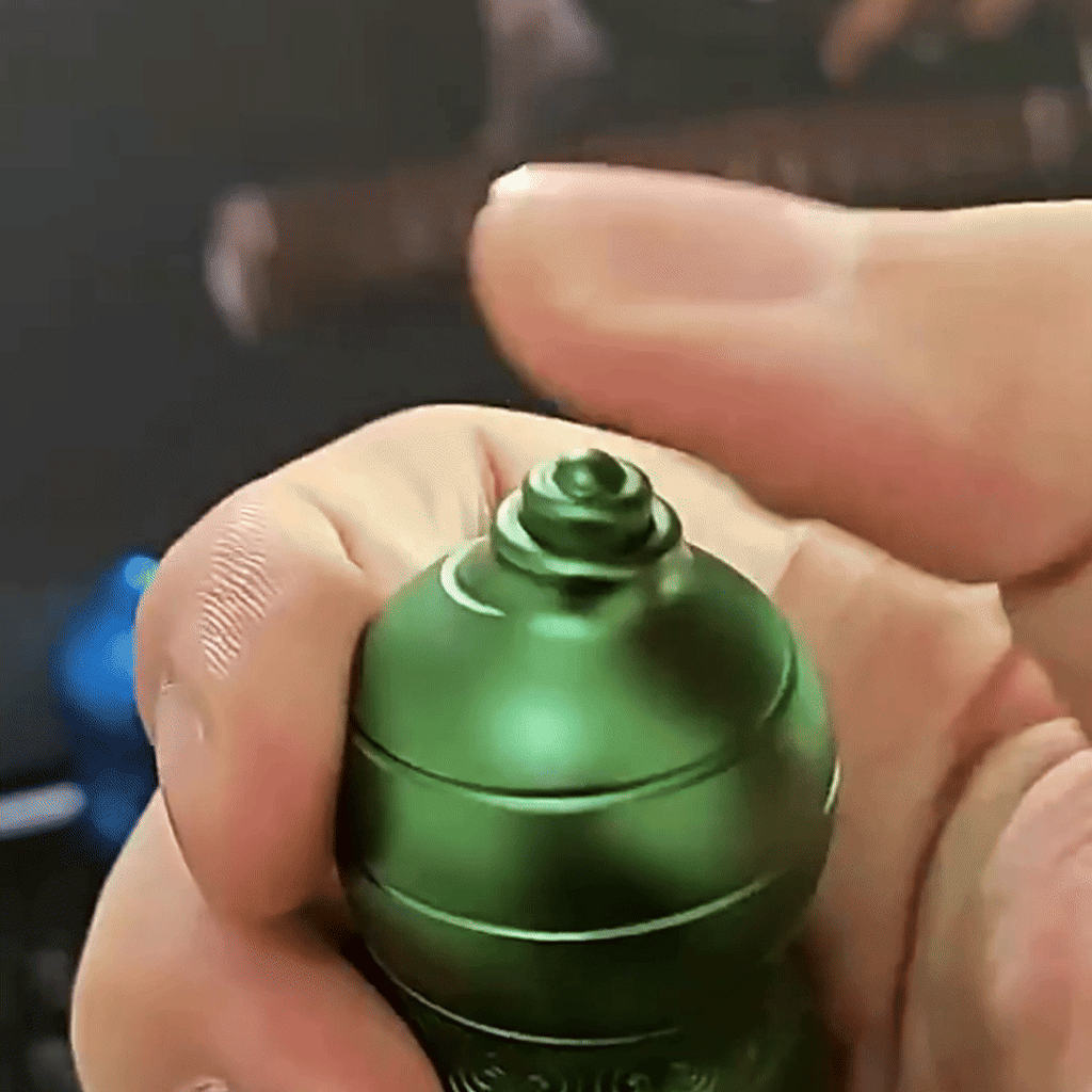 Fidget Spinner Aluminum Alloy Ratchet Mechanism - Cosmic Gourd Stellar Rhythm EDC Stress Relief