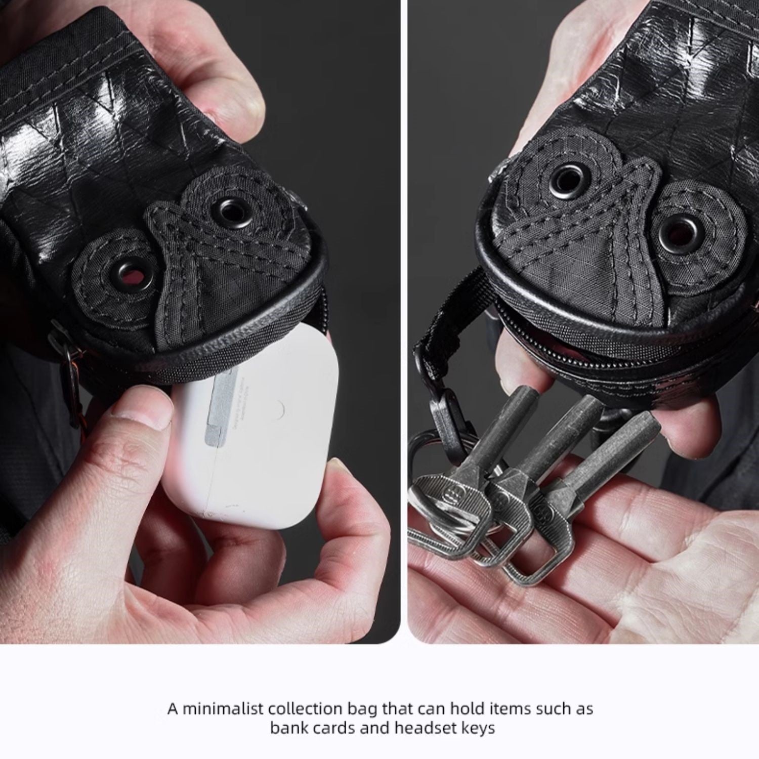 Owl Mini Pouch Multi-Functional Organizer - X-PAC EDC Key & Coin Holder