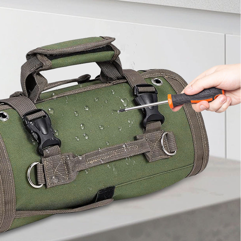 Multi-Functional Roll-Up Tool Organizer - Versatile Storage Bag for Tools & Hardware EDC