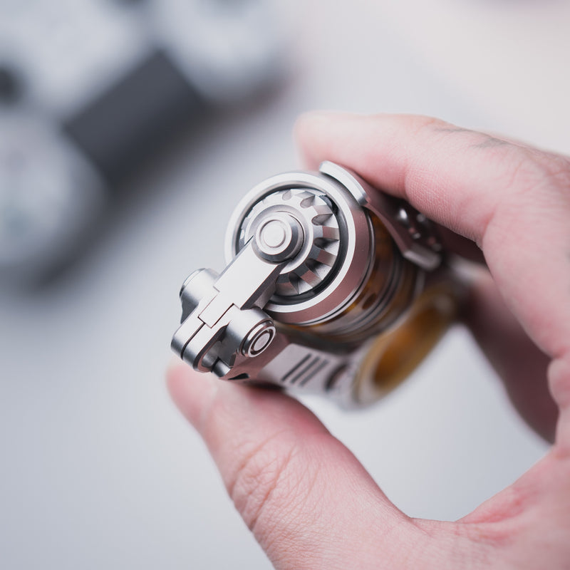 Sinian Titanium Multi-Mode Fidget Toy - Slider, Spinner & Ratchet EDC