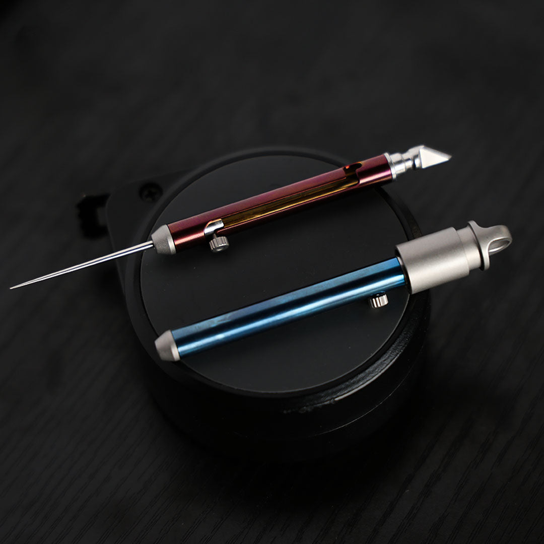 AcePick Titanium Quick-Release Toothpick & Multi-Tool - EDC Keychain