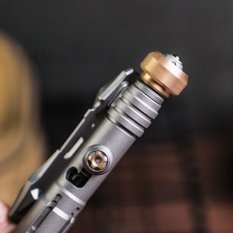 Titanium Tactical Pen TITANER – Mech EDC Multi-Tool with Fidget Spinner
