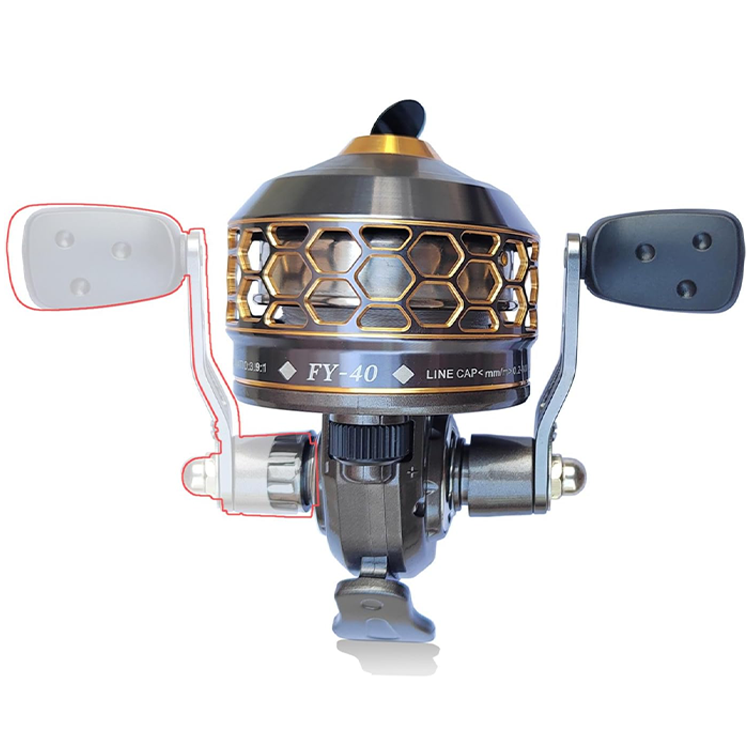 Slingshot Fishing Reel – High Performance Aluminum Alloy Reel 3.9:1 Gear Ratio for Hunting & Fishing