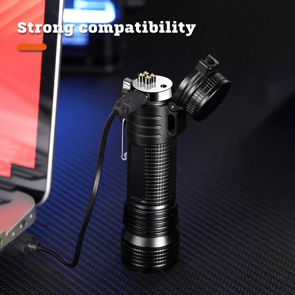 Triple-Thunder Dual Arc Plasma Lighter & LED Flashlight - Waterproof USB Rechargeable EDC