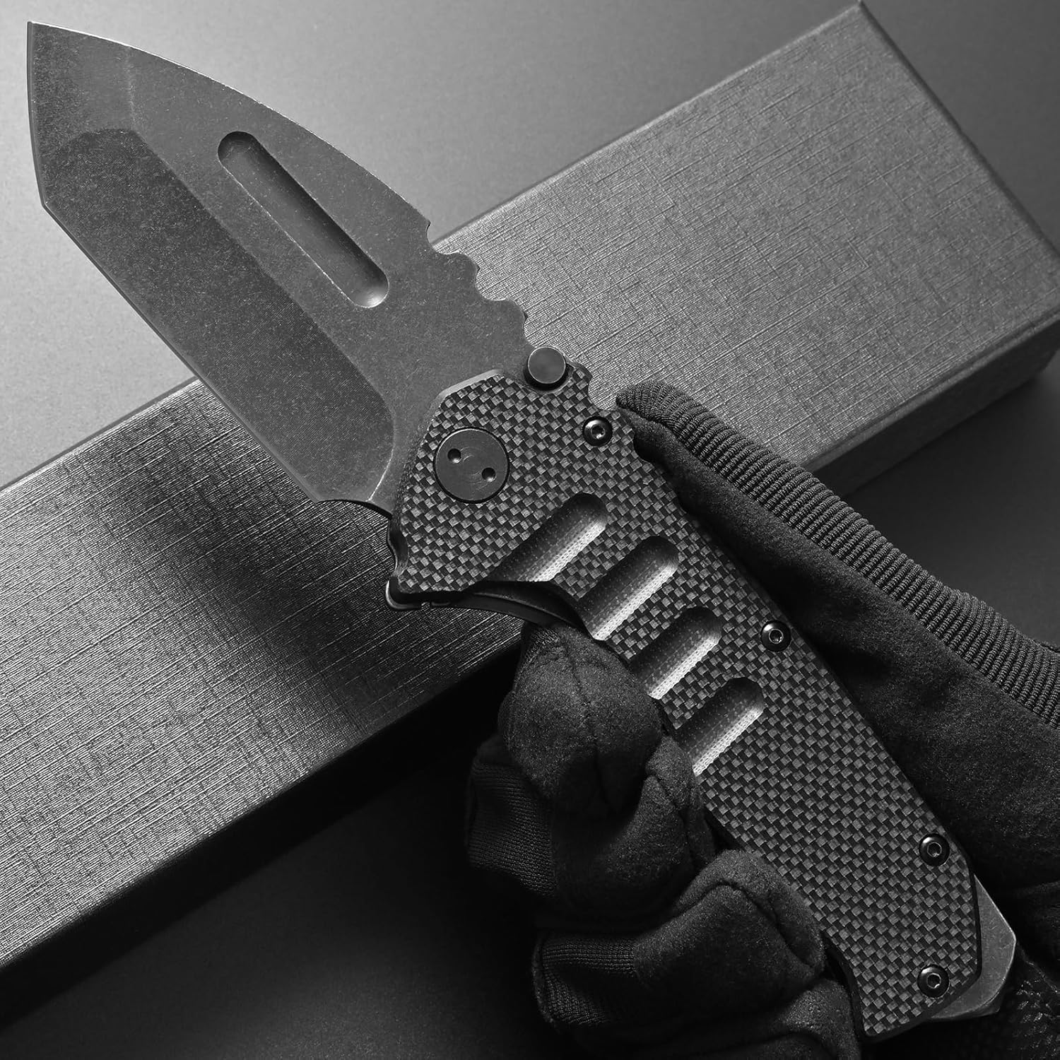Folding Machete Folding Knife D2 Steel 59-60 HRC Camping Machete Outdoor Knife EDC Survival Knife