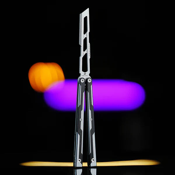 Armed Shark Ajax Balisong Trainer - G10 Aluminum Butterfly Trainer Knife