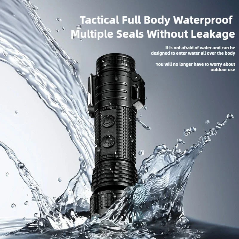 Triple-Thunder Dual Arc Plasma Lighter & LED Flashlight - Waterproof USB Rechargeable EDC