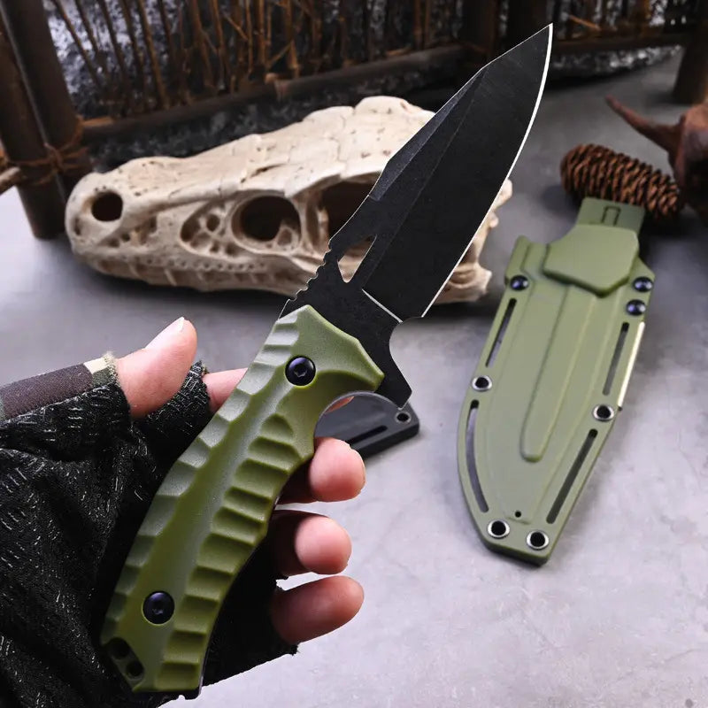 Alpine Mountaineer Survival Knife System | 8Cr13MoV Steel with Fire Starter Kit