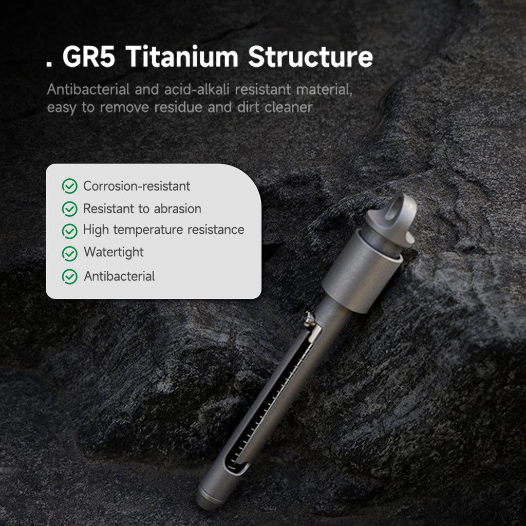 AcePick Titanium Quick-Release Toothpick & Multi-Tool - EDC Keychain