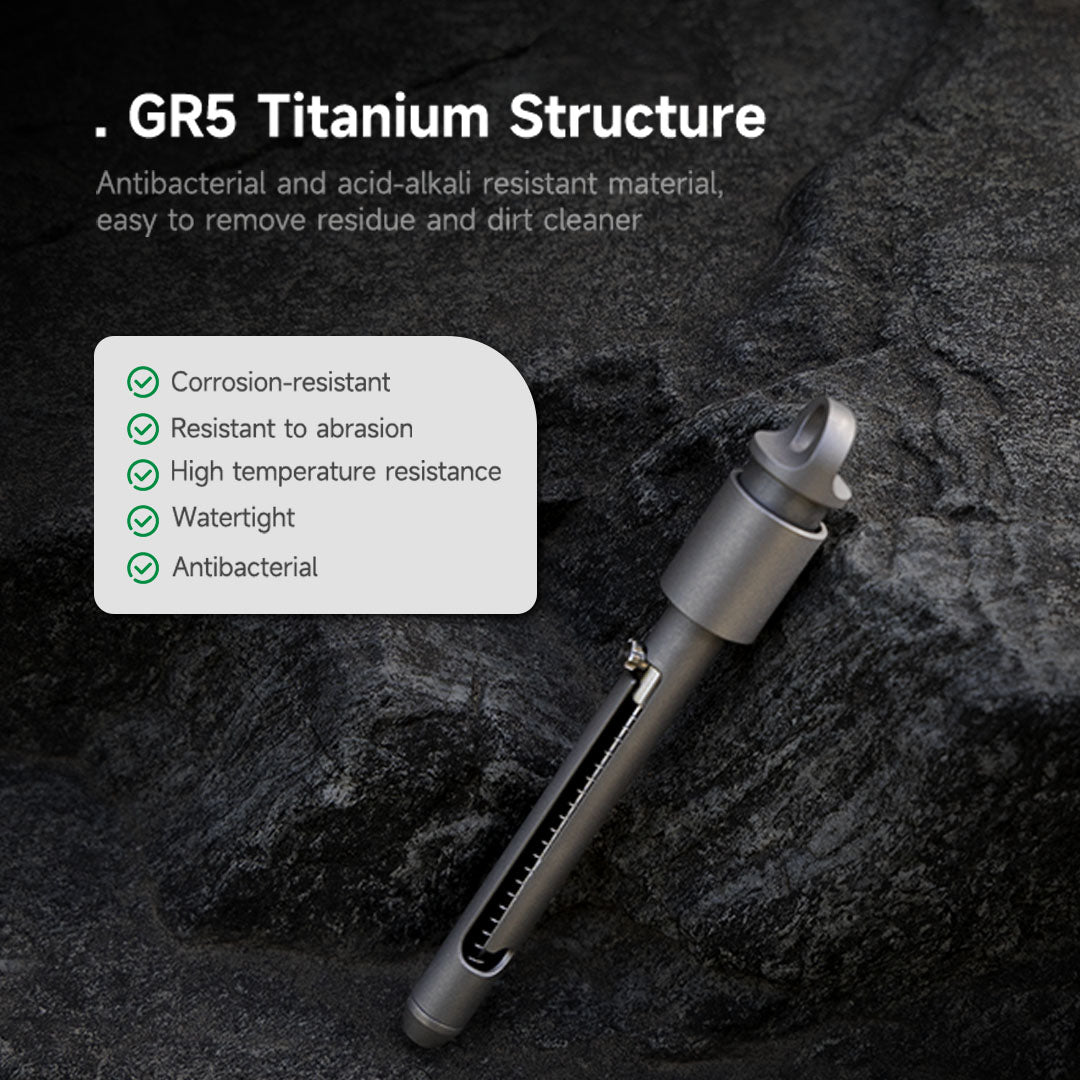 AcePick Titanium Quick-Release Toothpick & Multi-Tool - EDC Keychain