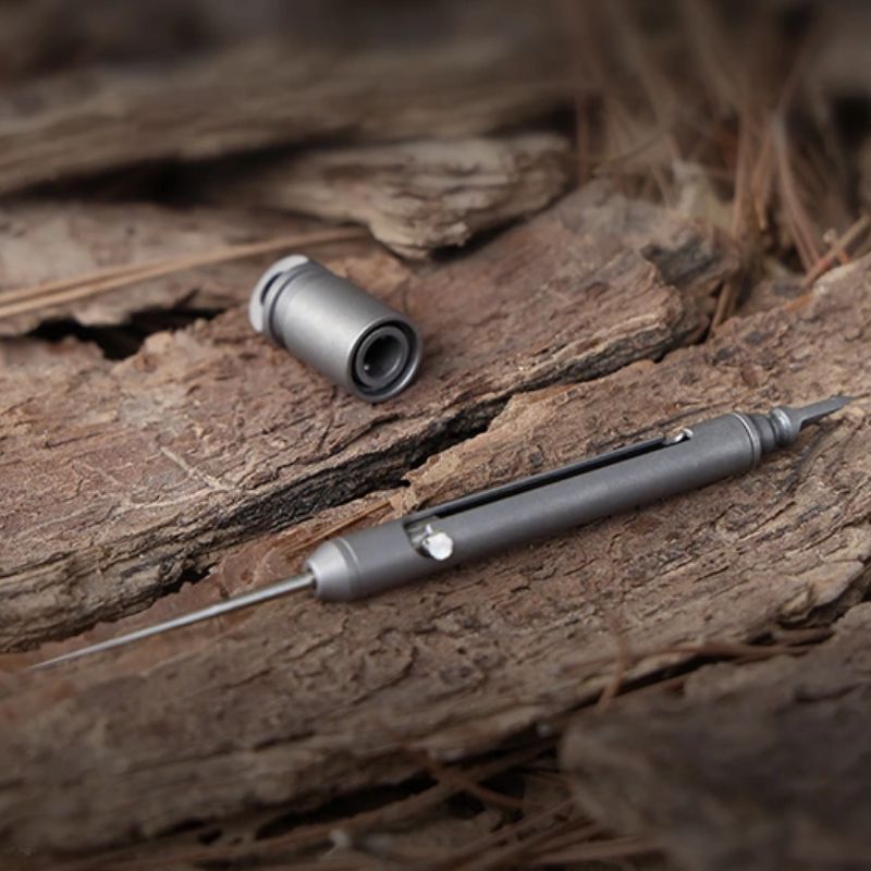 AcePick Titanium Quick-Release Toothpick & Multi-Tool - EDC Keychain