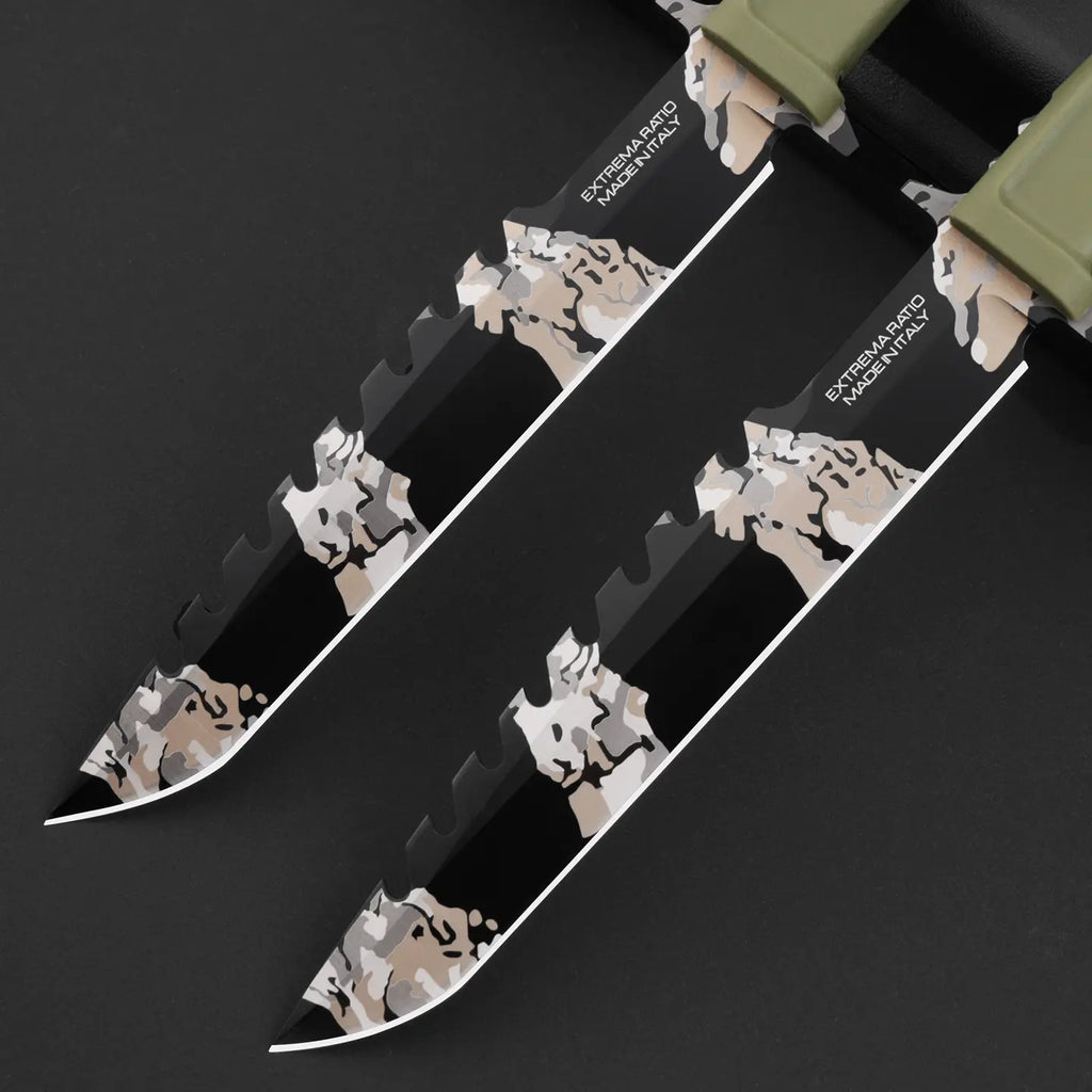 Fixed Blade Knife Tactical Knife N690Co Steel Tanto Tip Survival Spear Knife Bushcraft Hunting