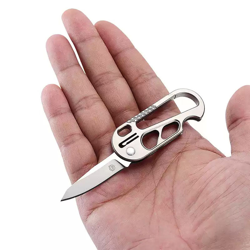 EdgeKey Titanium Multi-Function Keychain Knife | M390 or 8Cr13MoV Steel