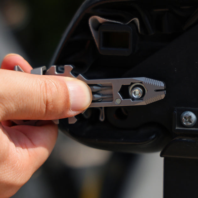KeyMaster 2.0 Titanium EDC Multi-Tool - 18-in-1 with Screwdrivers, Wrenches & Pry Tips
