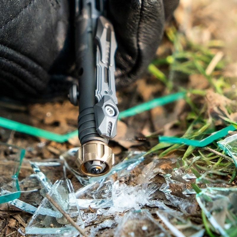 Titanium Tactical Pen TITANER – Mech EDC Multi-Tool with Fidget Spinner