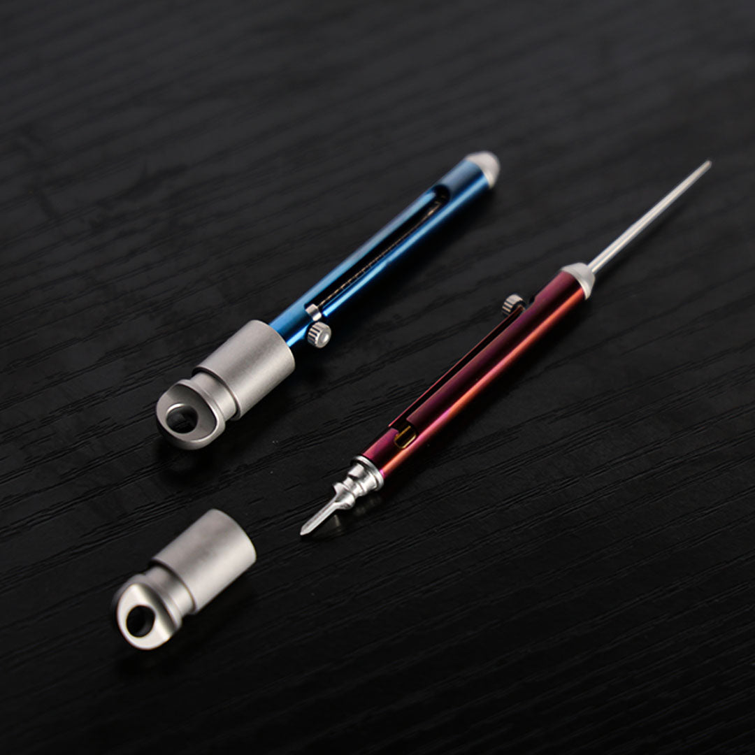 AcePick Titanium Quick-Release Toothpick & Multi-Tool - EDC Keychain