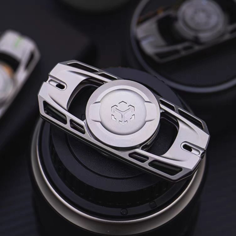 Stainless Steel Lingyin Fidget Spinner - Tuning Fork Resonance EDC