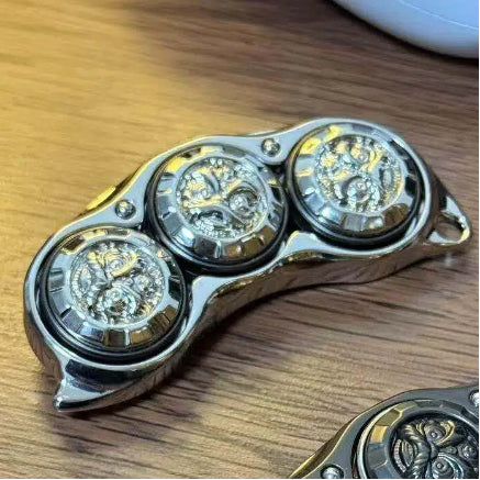 TriCore Pod Precision All-Metal EDC Fidget - High-Grade Alloy Bearing Spinner