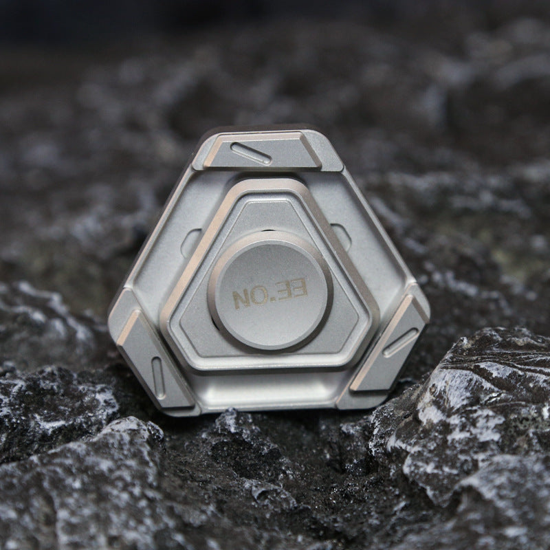 Steel Spin Top Fidget Toy - Dual Rotation Magnetic Stainless Steel