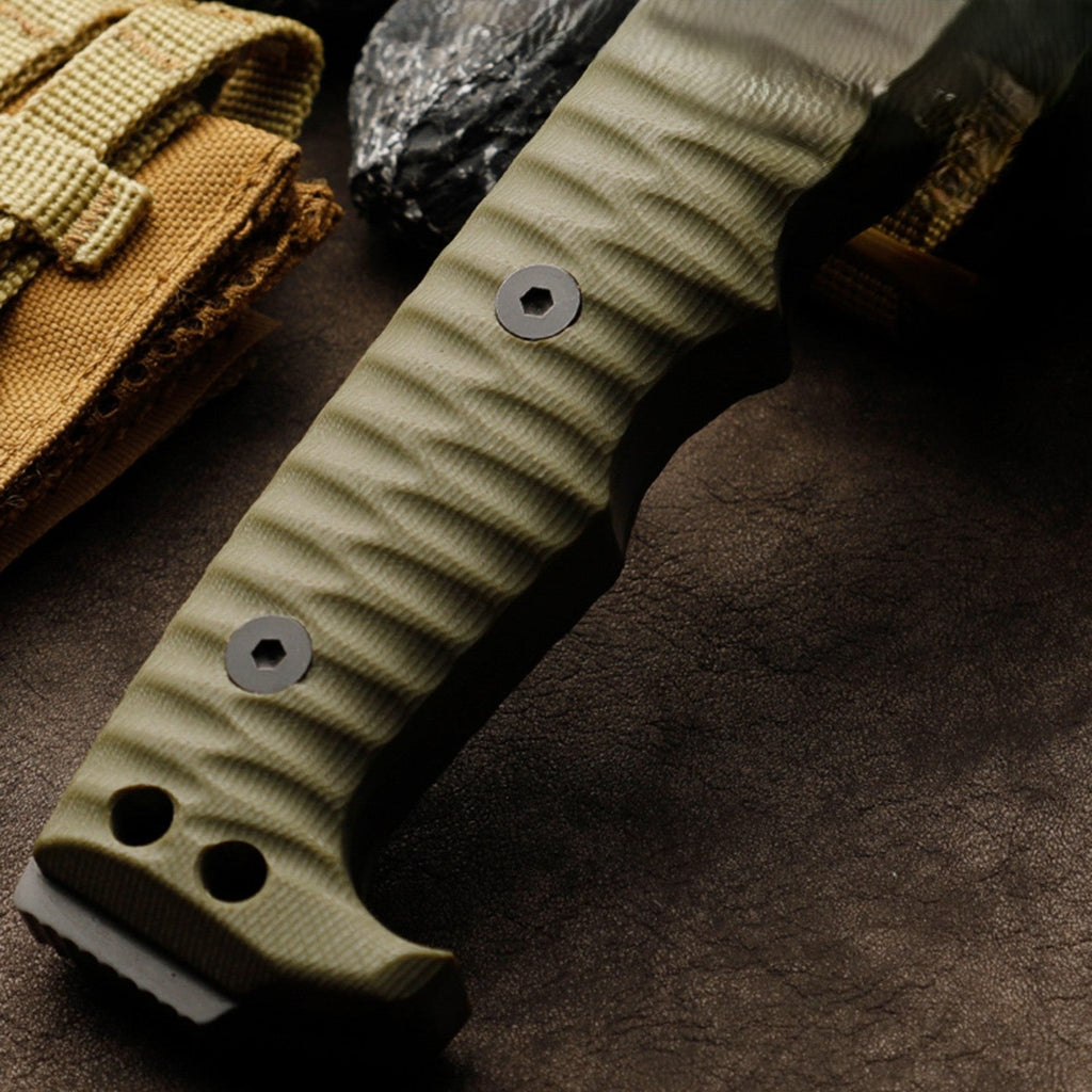 IronClad DC53 Tactical Fixed Blade Knife - 7mm Full-Tang with G10 Handle Survival
