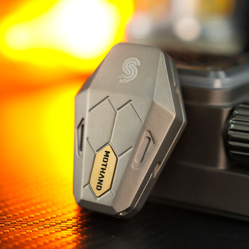 Serpentis Titanium Magnetic Fidget Slider - Precision Sound Chamber EDC