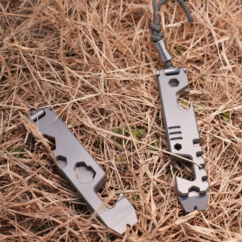 AceStand Titanium Foldable EDC Phone Stand | Multi-Functional Portable Stand