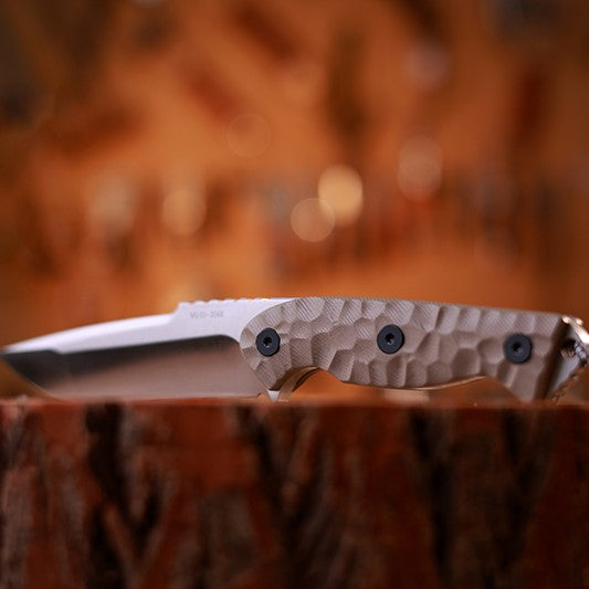 TitanForge VG10 Heavy-Duty Tactical Camp Knife - 7mm Full-Tang Outdoor Survival Blade