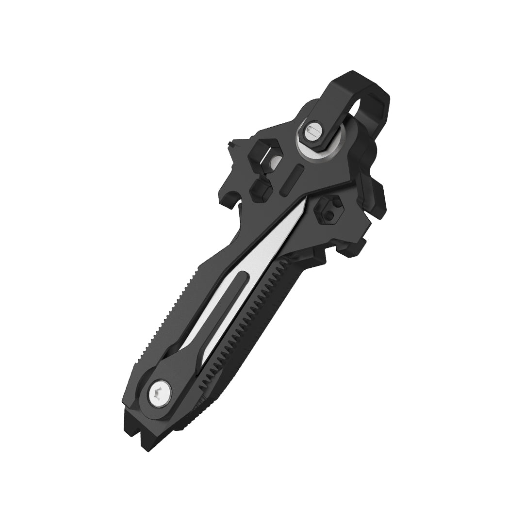 KeyMaster 2.0 Titanium EDC Multi-Tool - 18-in-1 with Screwdrivers, Wrenches & Pry Tips