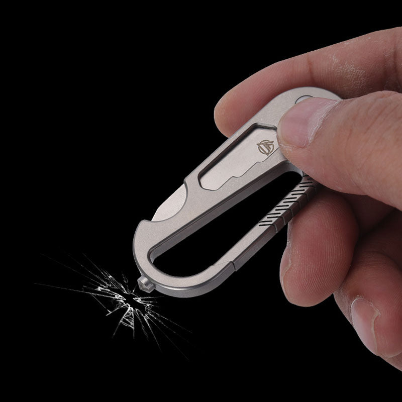 EdgeKey Titanium Multi-Function Keychain Knife | M390 or 8Cr13MoV Steel