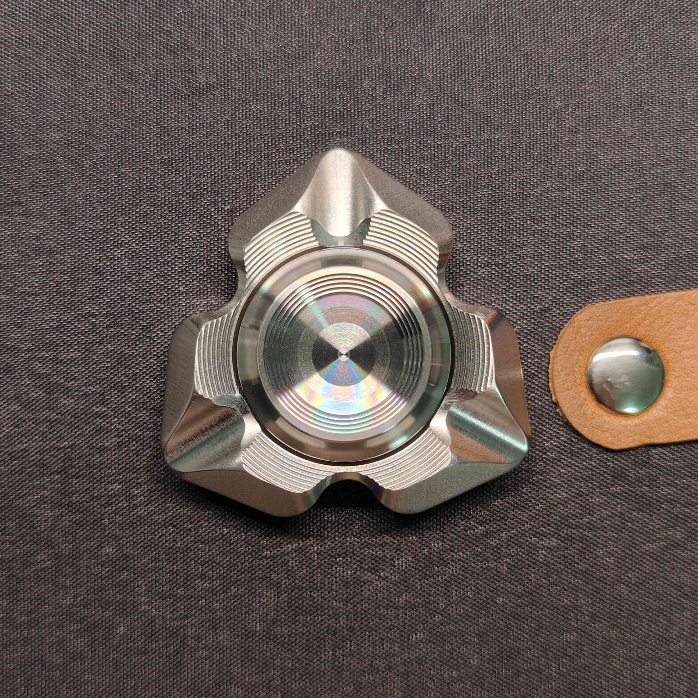 Valkyrie Fidget Spinner - Stainless Steel Tri-Blade with Noisy Bearing