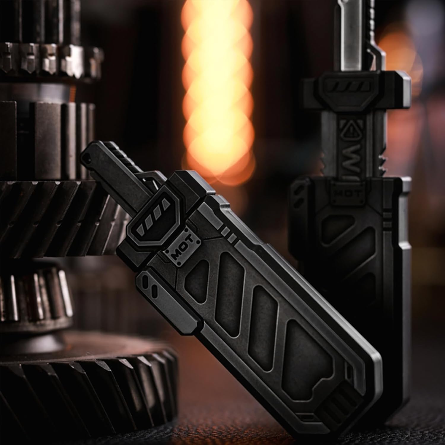 Sky Breaker Metal Fidget Haptic Slider - Sword & Scabbard Press Mechanism